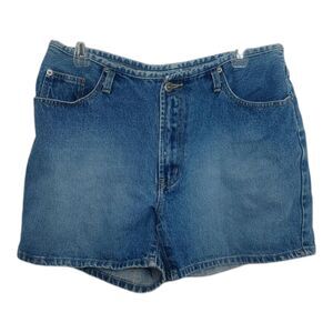 Anti-basic Women's Size 14 Shorts Denim Jean Short Blue No Waist Vintage